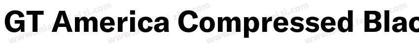 GT America Compressed Black字体转换